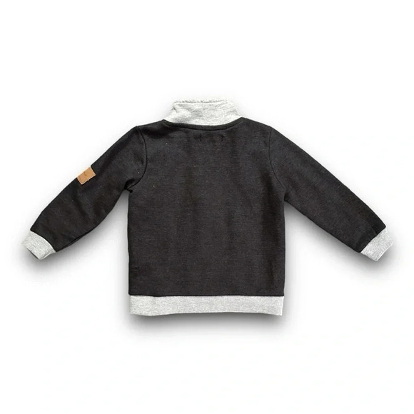 7 for all Mankind | Toddler Quarter Zip Sweatshirt (24 mos) - Picture 4 of 6
